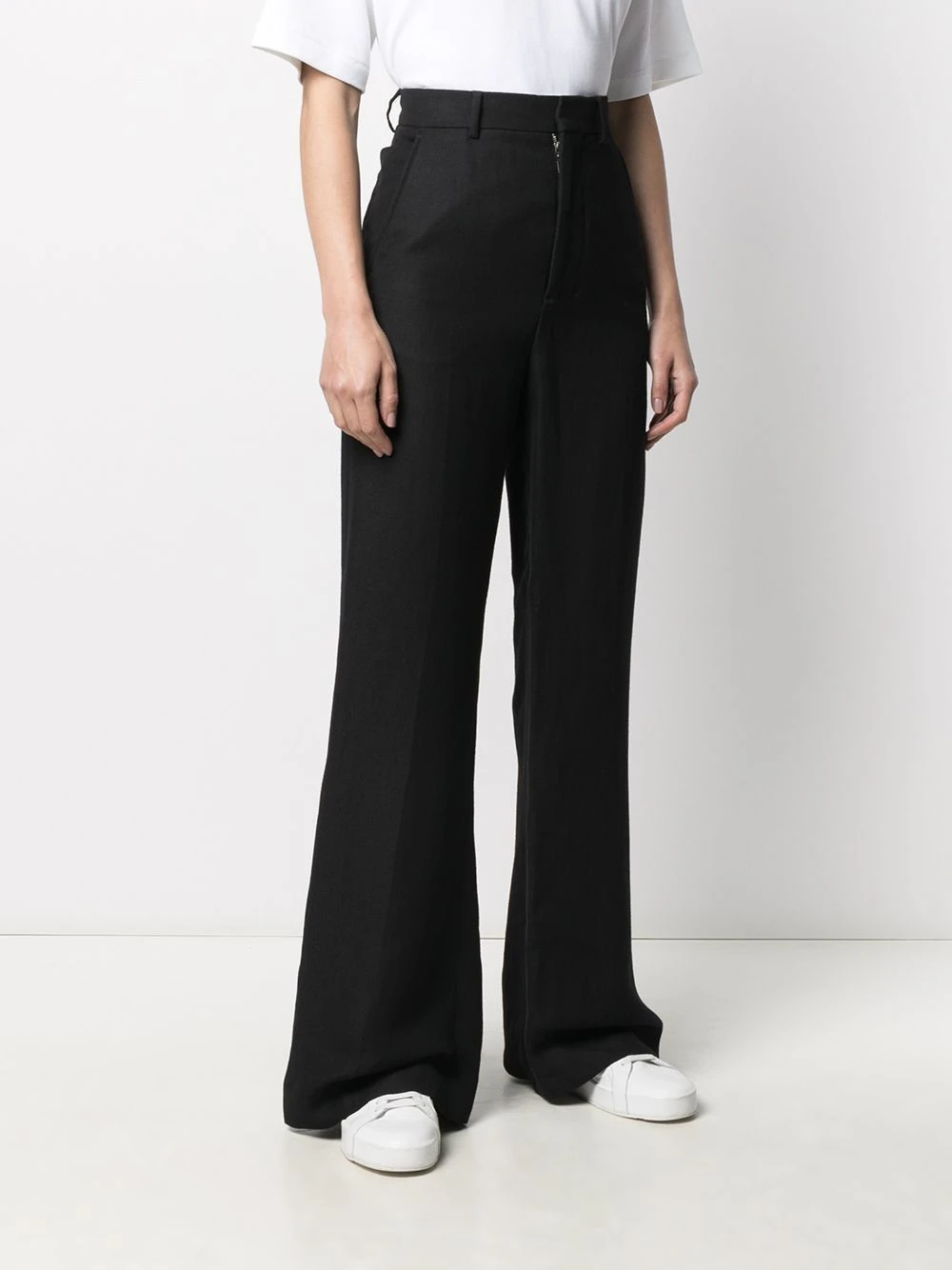 AMI Paris Pantalon de tailleur évasé Rabais pantalons femme 3 AMI Paris pantalon de tailleur évasé