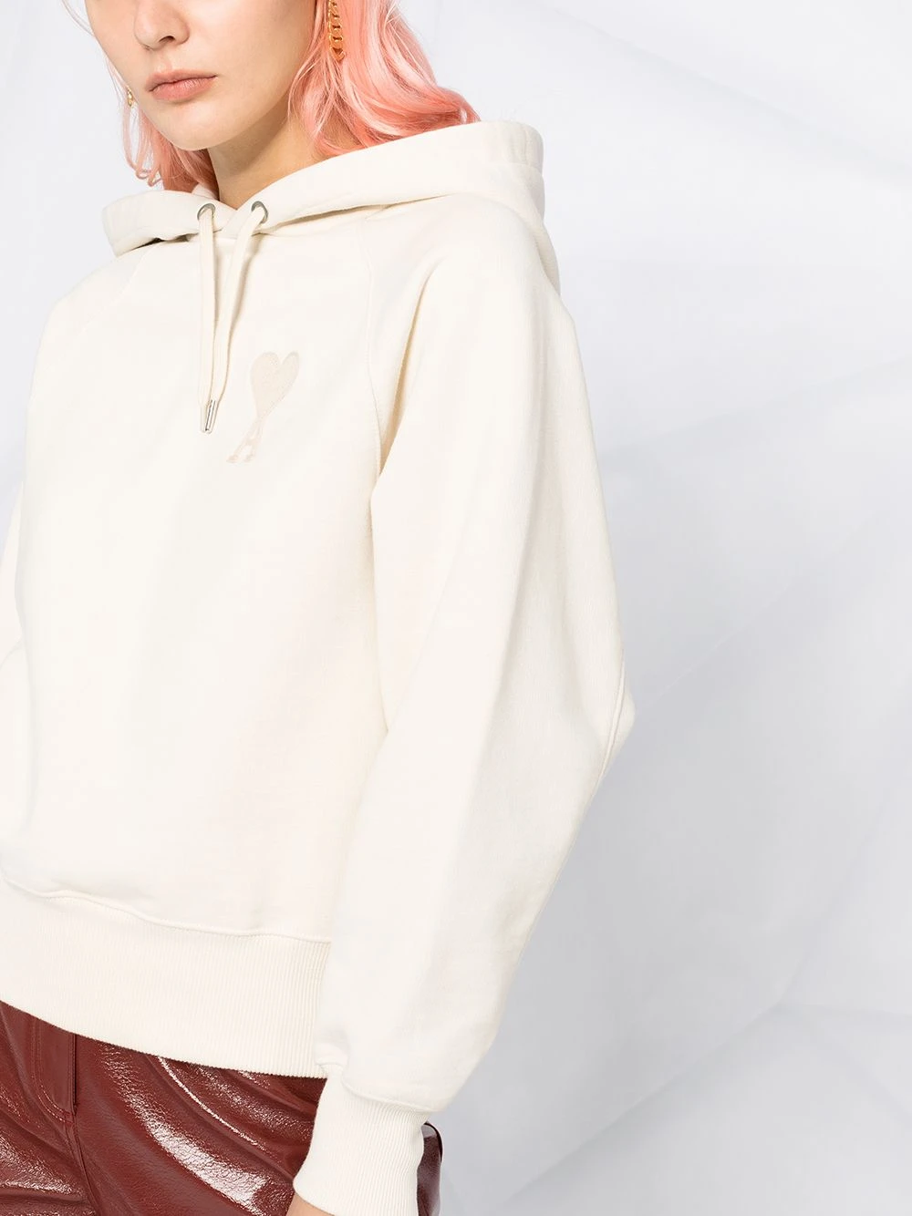 Bon Rapport Coût-Efficacité AMI Paris Hoodie Ami De Coeur hoodies femme 5 AMI Paris hoodie Ami De Coeur