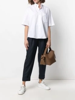 AMI Paris pantalon cigarette à taille haute