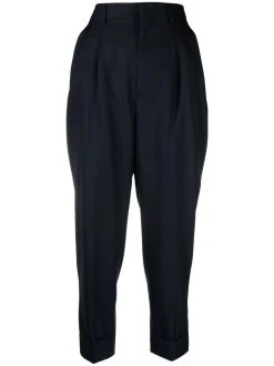 AMI Paris pantalon cigarette à taille haute