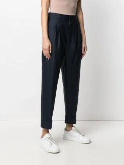 AMI Paris pantalon cigarette à taille haute