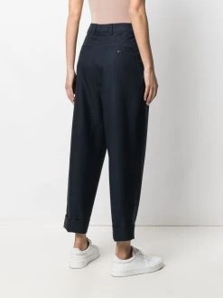 AMI Paris pantalon cigarette à taille haute