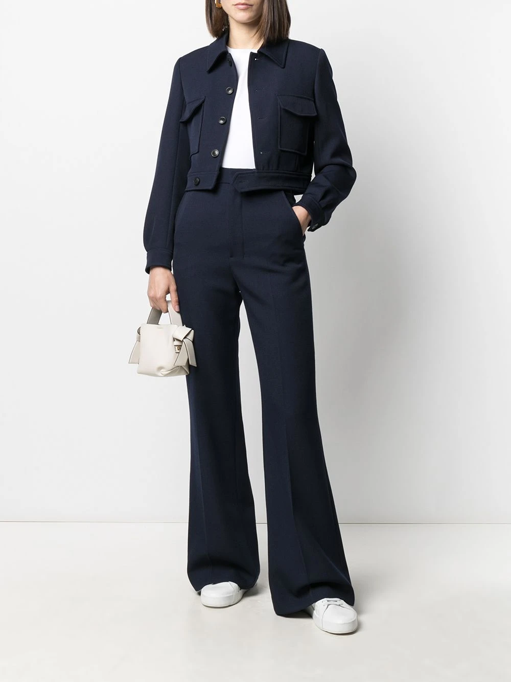 Prix Imbattable AMI Paris Pantalon de tailleur évasé pantalons femme 2 AMI Paris pantalon de tailleur évasé