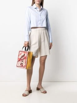 AMI Paris short à taille élastiquée