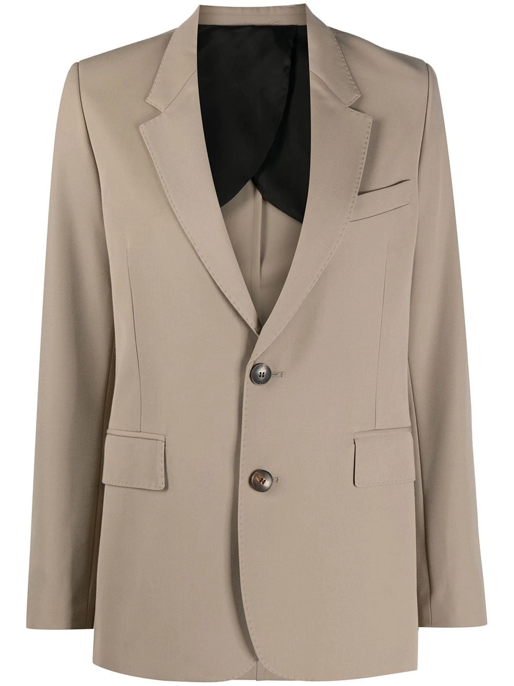 AMI Paris Blazer boutonné à revers crantés Bas Prix blazers femme 1 AMI Paris blazer boutonné à revers crantés