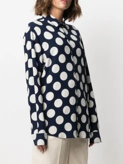 AMI Paris chemise oversize à pois