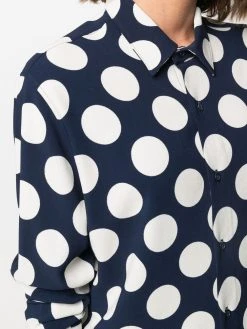 AMI Paris chemise oversize à pois