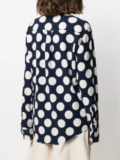 AMI Paris chemise oversize à pois