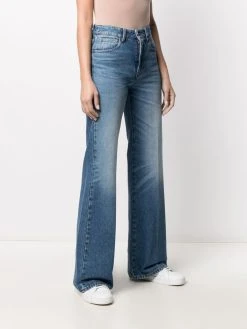 AMI Paris pantalon évasé à taille haute