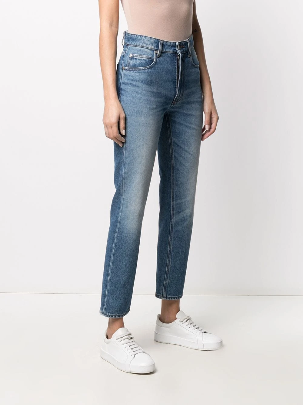 Plus Bas Prix De Vente AMI Paris Jean droit à taille haute jeans droits femme 3 AMI Paris jean droit à taille haute