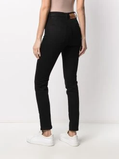 AMI Paris jean slim à taille haute