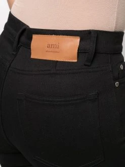 AMI Paris jean slim à taille haute