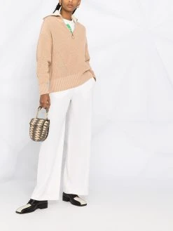 AMI Paris pull à col zippé