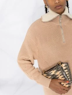 AMI Paris pull à col zippé