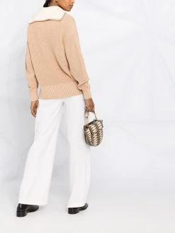 AMI Paris pull à col zippé