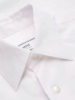 AMI Paris robe-chemise à coupe mi-longue