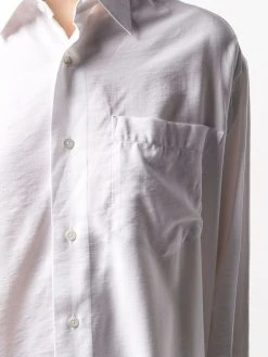 AMI Paris robe-chemise à coupe mi-longue