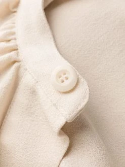 AMI Paris robe mi-longue à volants