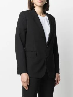 AMI Paris blazer boutonné à revers crantés