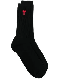 AMI Paris chaussettes à logo intarsia