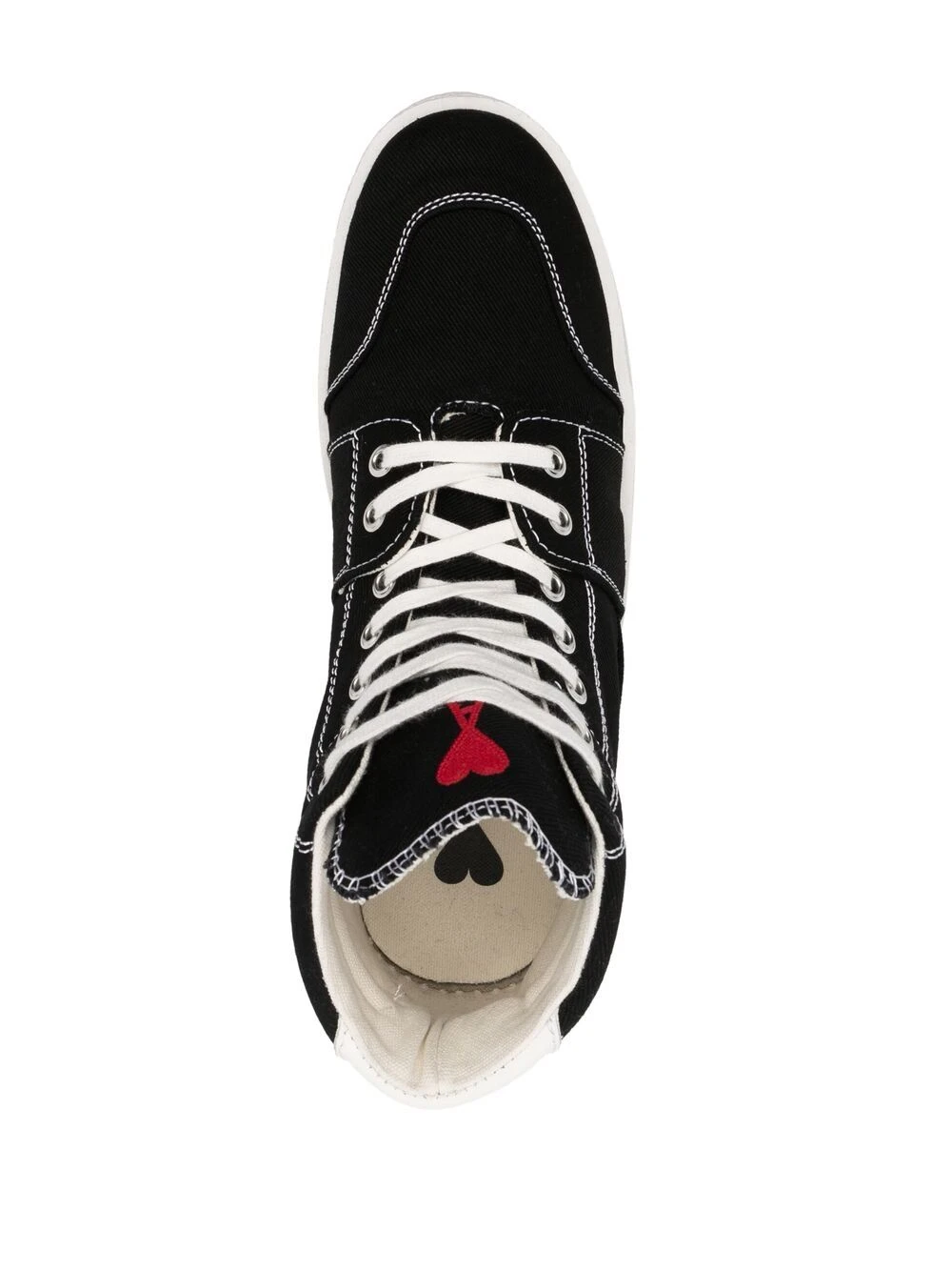 AMI Paris Baskets montantes Ami de Coeur En promotion femme 4 AMI Paris baskets montantes Ami de Coeur