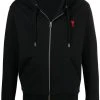 AMI Paris hoodie Ami de Coeur à fermeture zippée