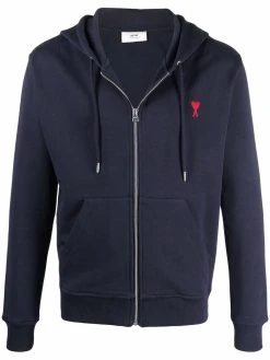 AMI Paris hoodie à motif Ami de Coeur