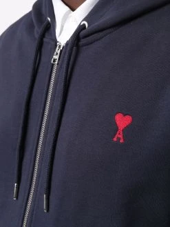 AMI Paris hoodie à motif Ami de Coeur