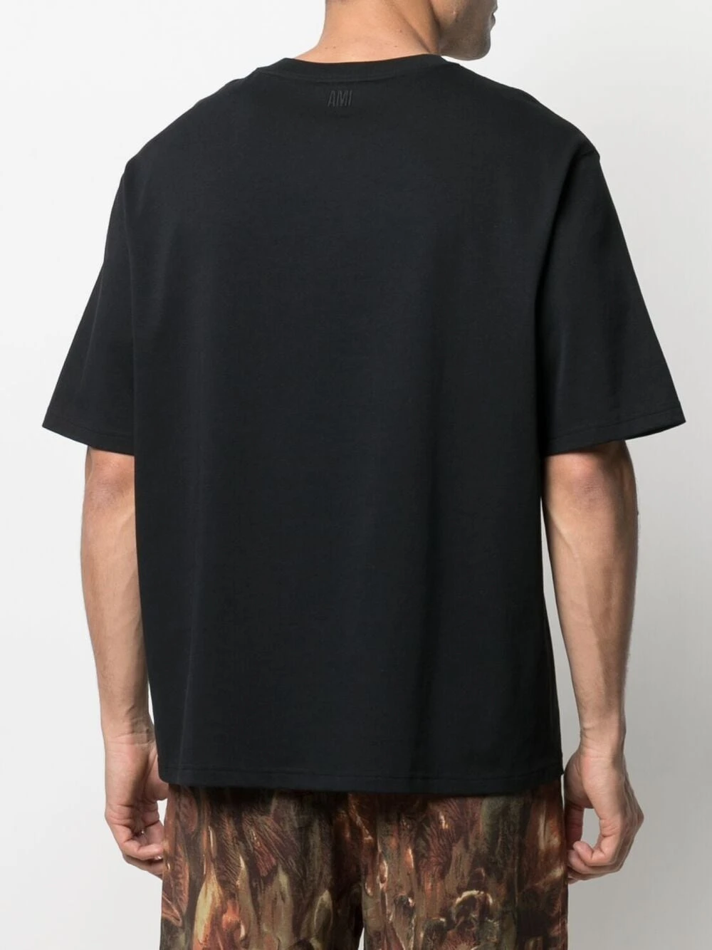 AMI Paris Prix Abordable T shirt à logo brodé t-shirts homme 4 AMI Paris t-shirt à logo brodé