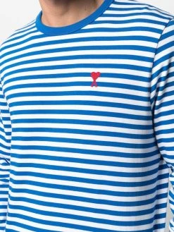 Qualité Supérieure AMI Paris Sweat Ami de Coeur à rayures sweats homme 9 AMI Paris sweat Ami de Coeur à rayures