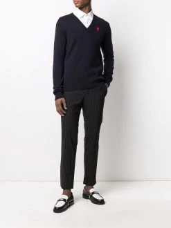 AMI Paris pull Ami de Coeur à col v