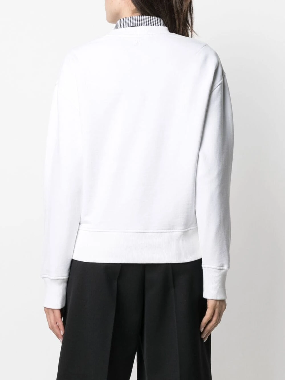 Prix Allégé AMI Paris Sweat à logo brodé sweats femme 4 AMI Paris sweat à logo brodé