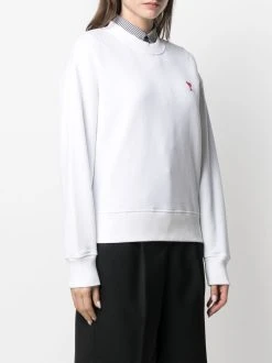 Prix Allégé AMI Paris Sweat à logo brodé sweats femme 7 AMI Paris sweat à logo brodé