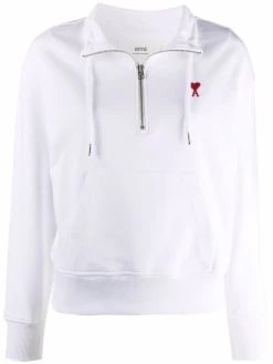 AMI Paris Sweat Ami de Cœur à fermeture zippée Prix Malin sweats femme 7 AMI Paris sweat Ami de Cœur à fermeture zippée