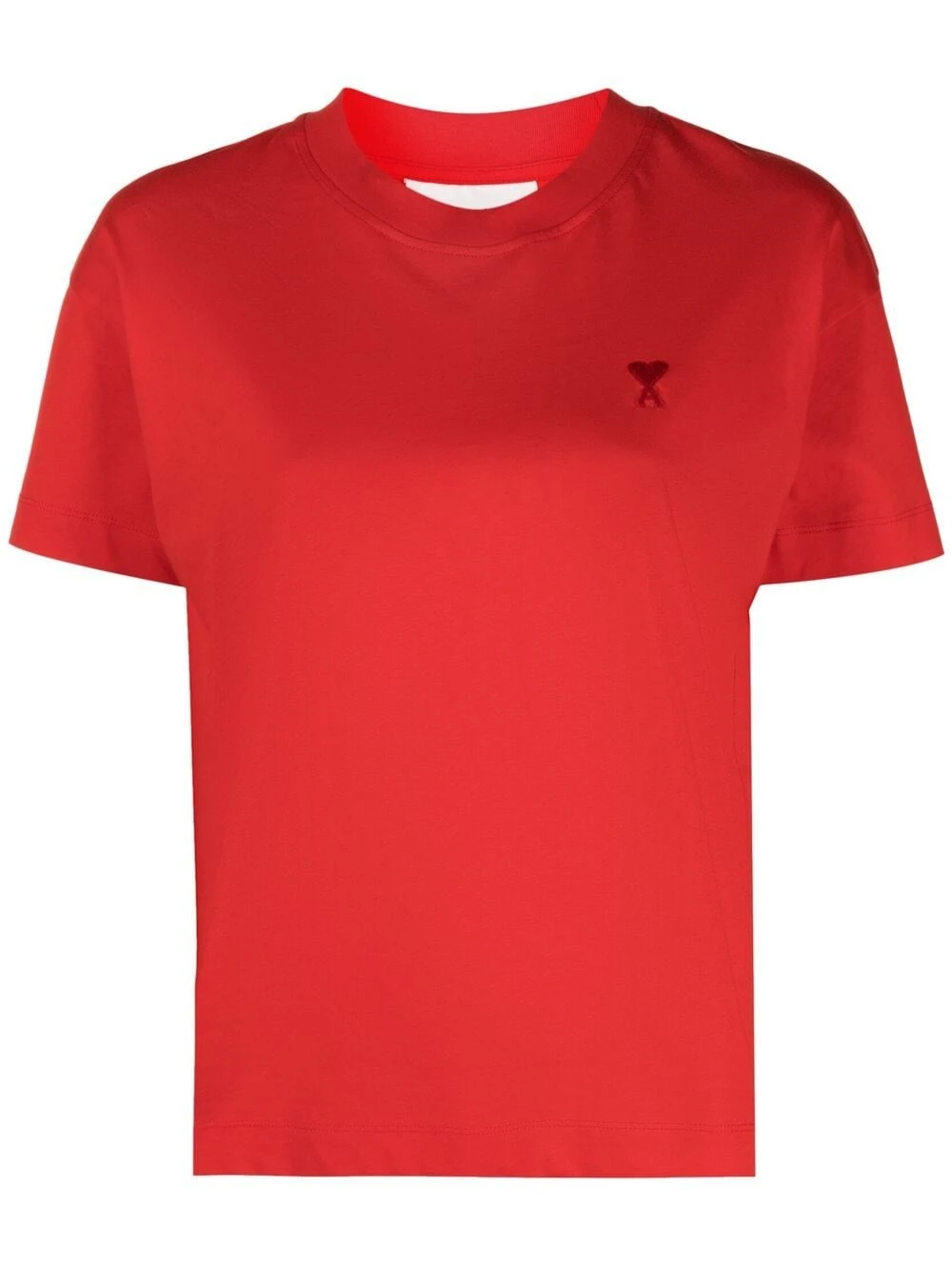 AMI Paris Meilleur Prix Garanti T shirt à logo brodé t-shirts & jerseys femme 1 AMI Paris t-shirt à logo brodé