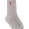 AMI Paris chaussettes nervurées Ami De Coeur