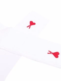AMI Paris chaussettes nervurées Ami De Coeur