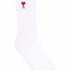 AMI Paris chaussettes nervurées Ami De Coeur