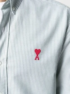 AMI Paris chemise Ami de Coeur à rayures