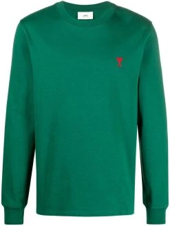 AMI Paris t-shirt Ami de Coeur à manches longues