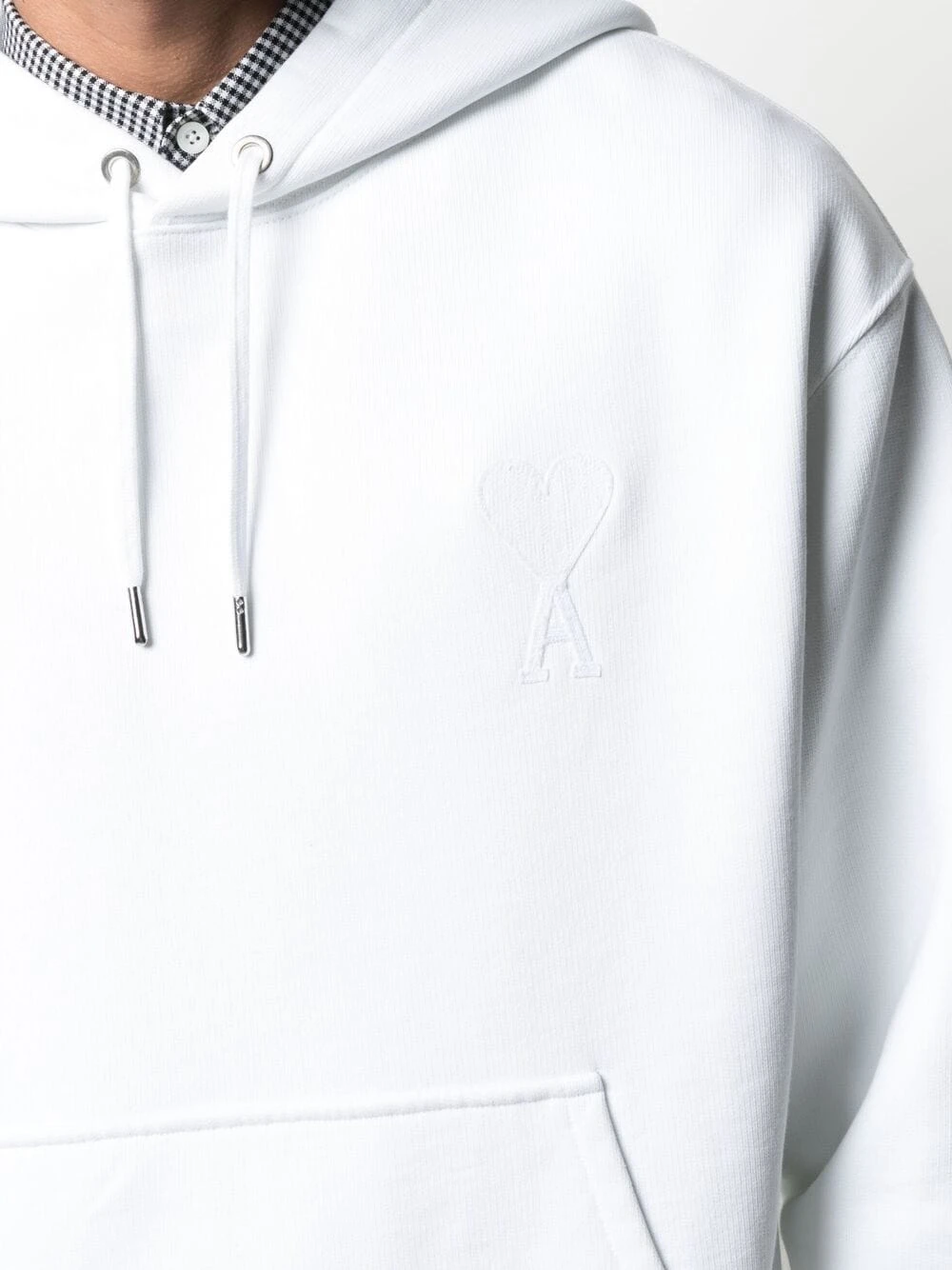 AMI Paris Prix Exclusifs Hoodie à lien de resserrage hoodies homme 5 AMI Paris hoodie à lien de resserrage