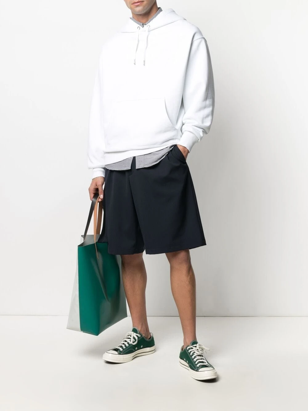 AMI Paris Prix Exclusifs Hoodie à lien de resserrage hoodies homme 2 AMI Paris hoodie à lien de resserrage