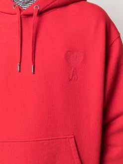 AMI Paris hoodie à logo brodé