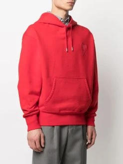 AMI Paris hoodie à logo brodé