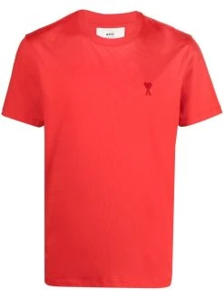 AMI Paris t-shirt à logo brodé