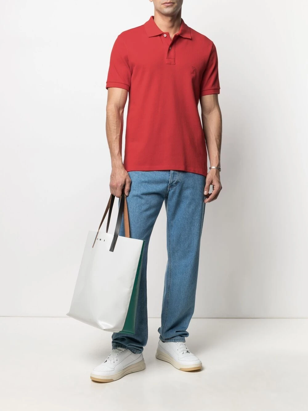 Pas Cher AMI Paris Polo Ami de Coeur polos homme 2 AMI Paris polo Ami de Coeur