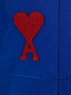 AMI Paris short de bain à logo brodé