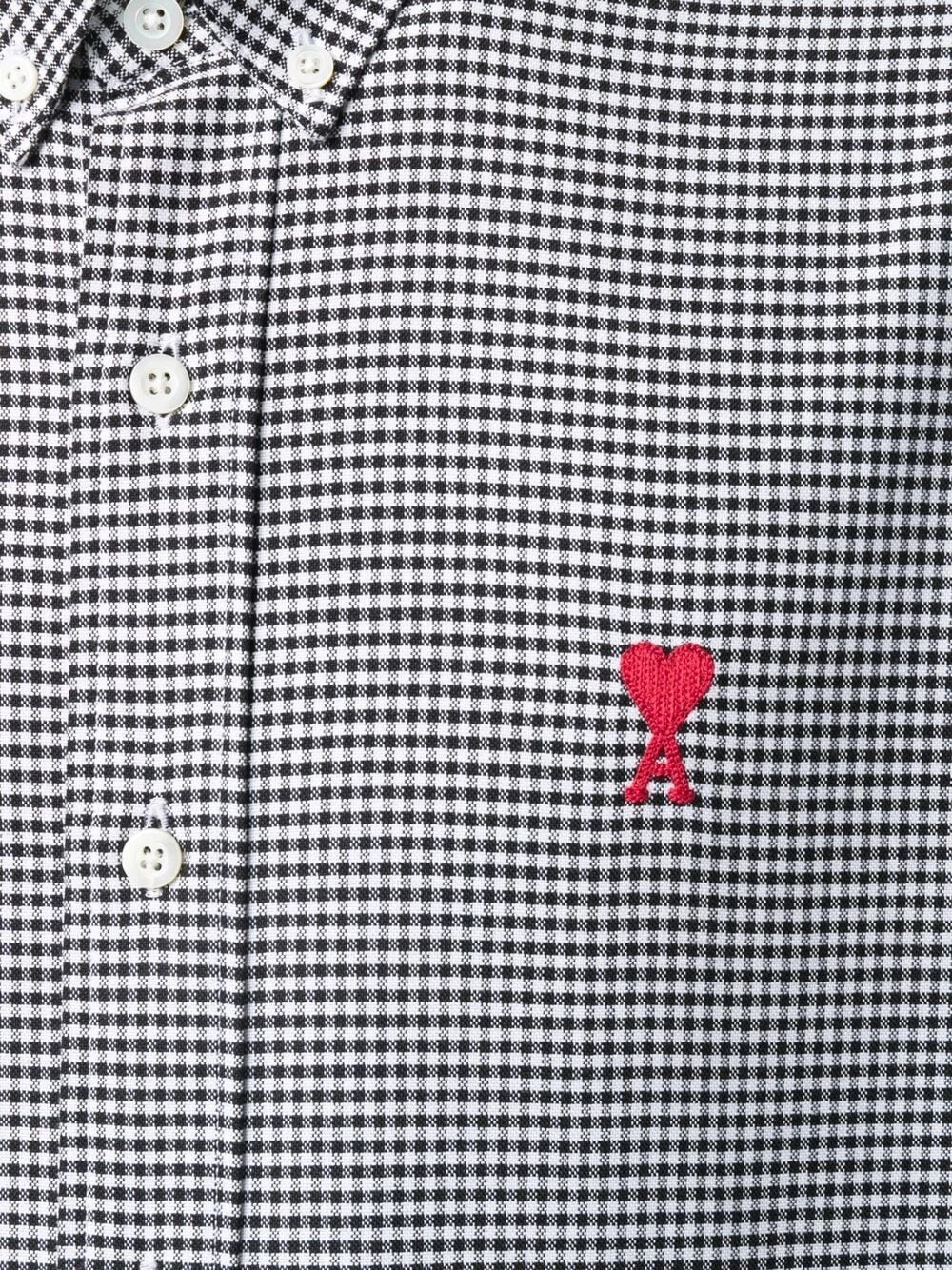 Qualité Fiable AMI Paris Chemise Ami de Coeur à motif pied de poule chemises homme 5 AMI Paris chemise Ami de Coeur à motif pied-de-poule