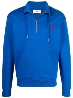 AMI Paris pull Ami de Coeur à logo brodé