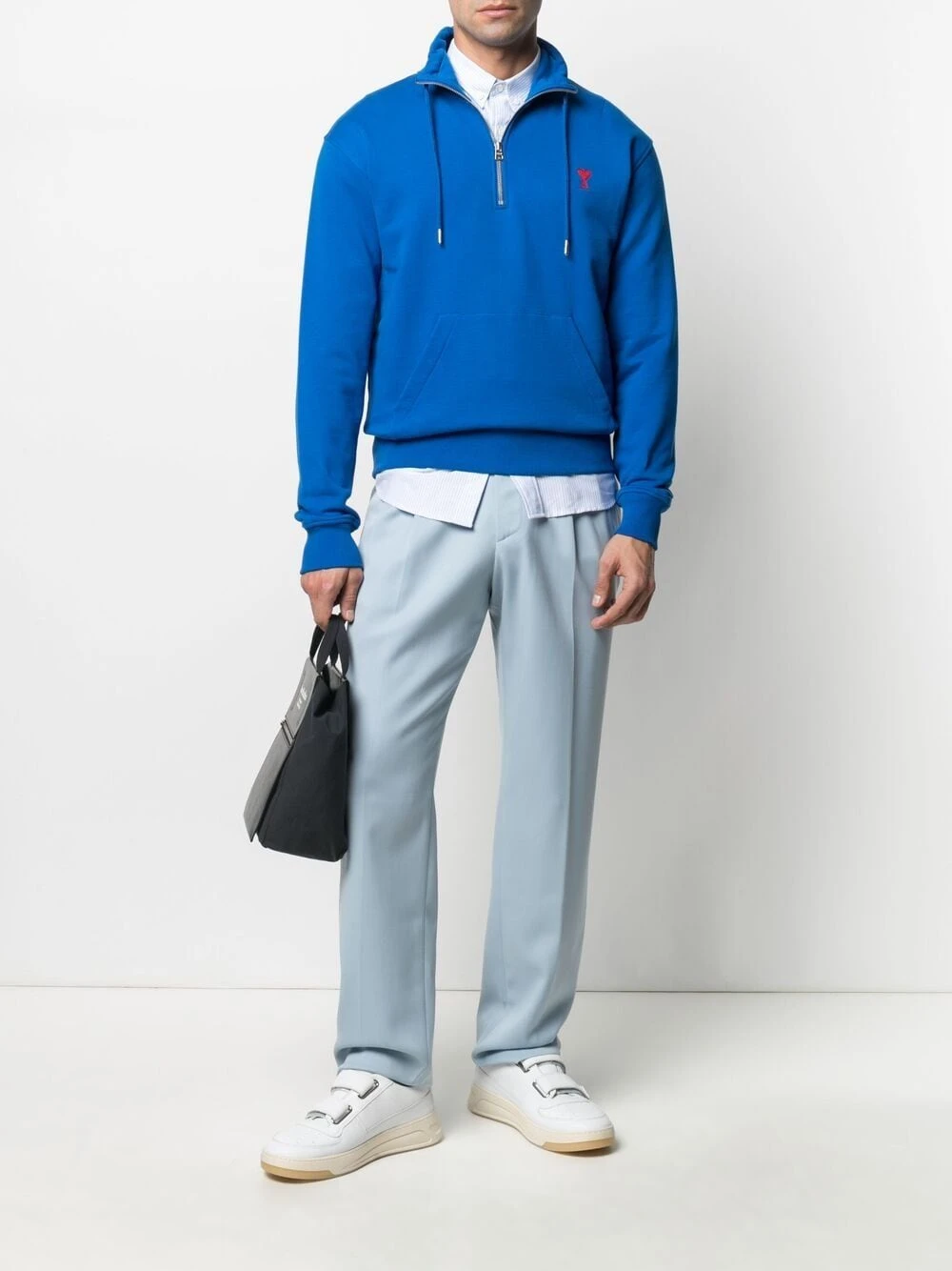 Prix Favorable AMI Paris Pull Ami de Coeur à logo brodé pulls homme 2 AMI Paris pull Ami de Coeur à logo brodé